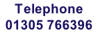 Telephone 01305 766396