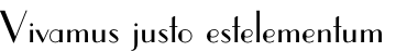 Vivamus justo estelementum